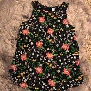 Floral tank top